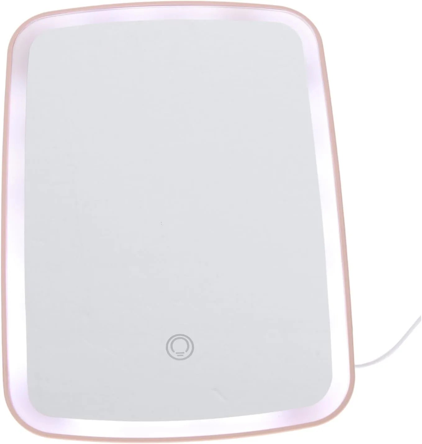 Led Lighted Makeup Mirror Small Compact Mirror for Girls Night Light Feature