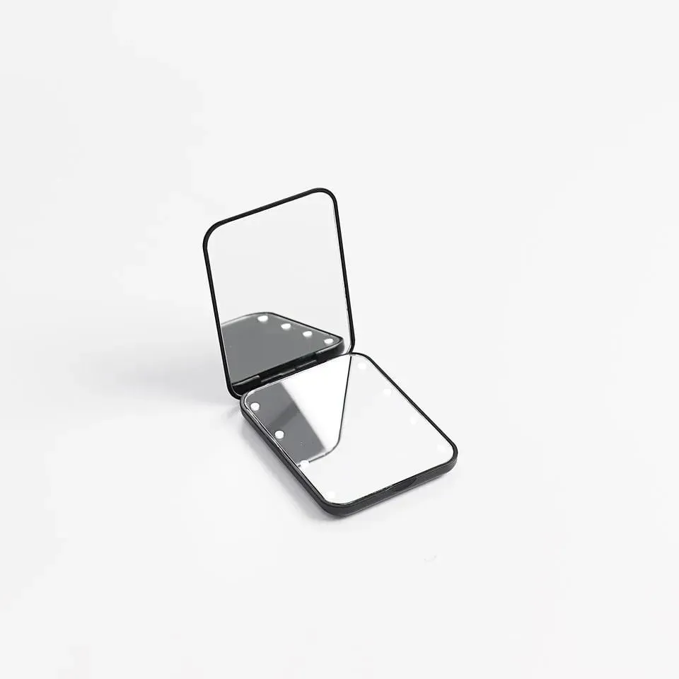 LED Pocket Mirror with Magnification