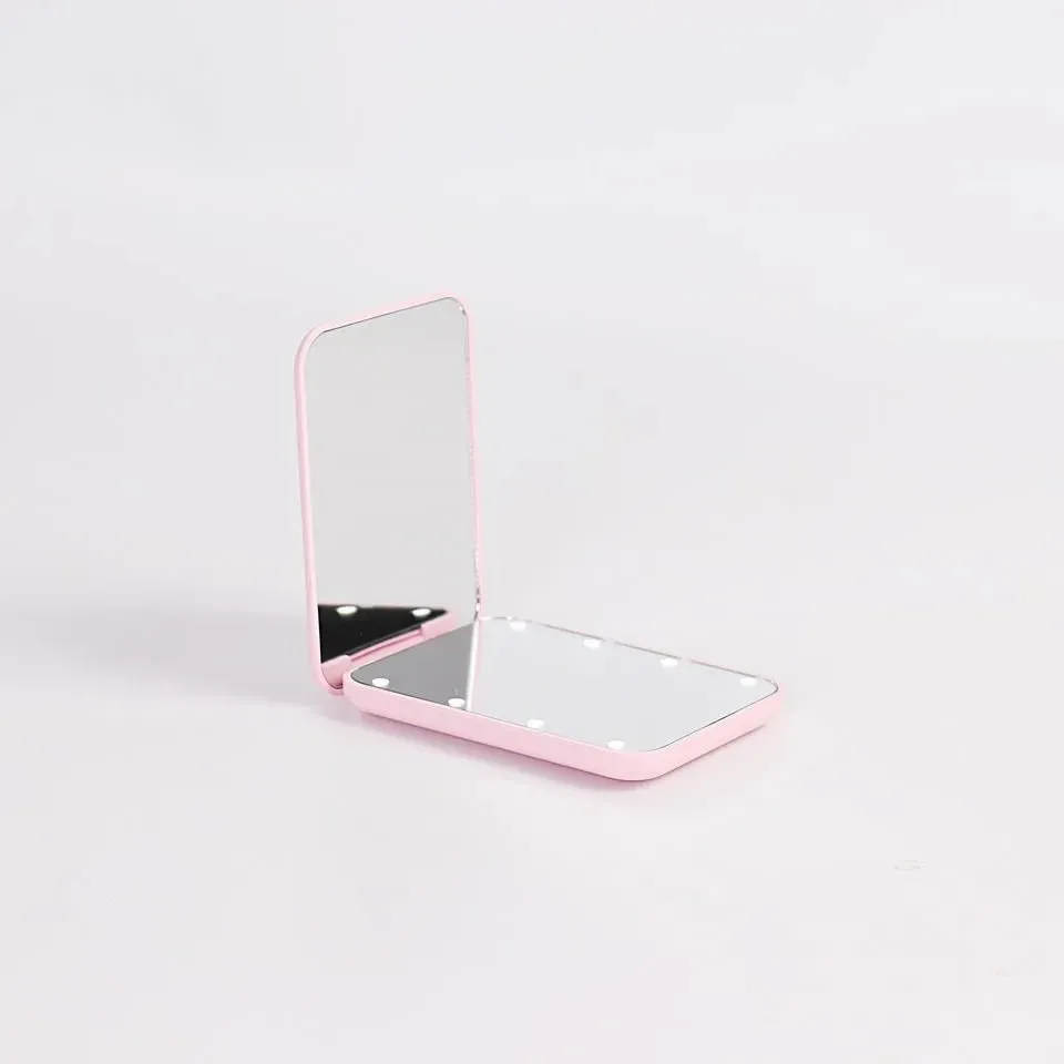 LED Pocket Mirror with Magnification