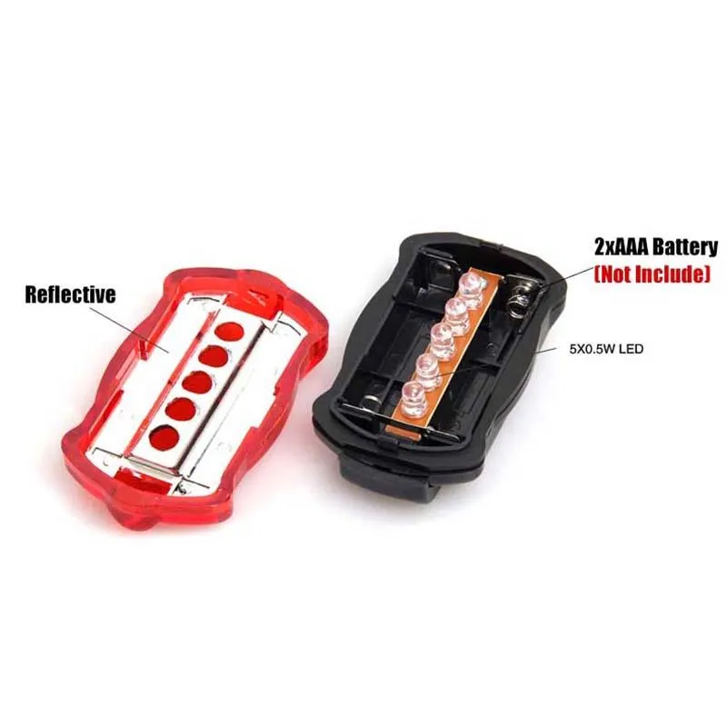 LED Waterproof Tail Light Bicycle Taillight for Bicycle Reflector Rear Lights Bike Lamp Lantern