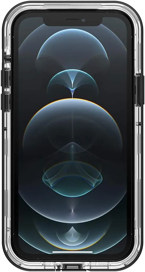 LifeProof NEXT SERIES Case for iPhone 12 & iPhone 12 Pro - BLACK CRYSTAL (CLEAR/BLACK)