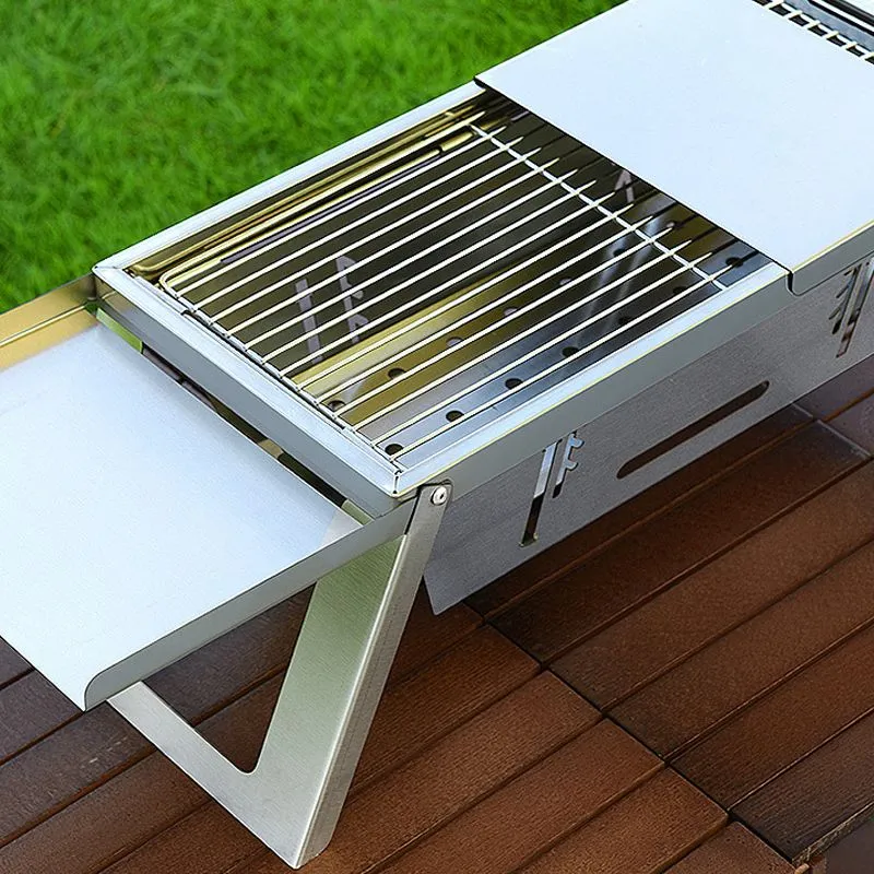 ⏳Limited time 50% OFF⏳🔥Stainless Steel Folding Outdoor Barbecue