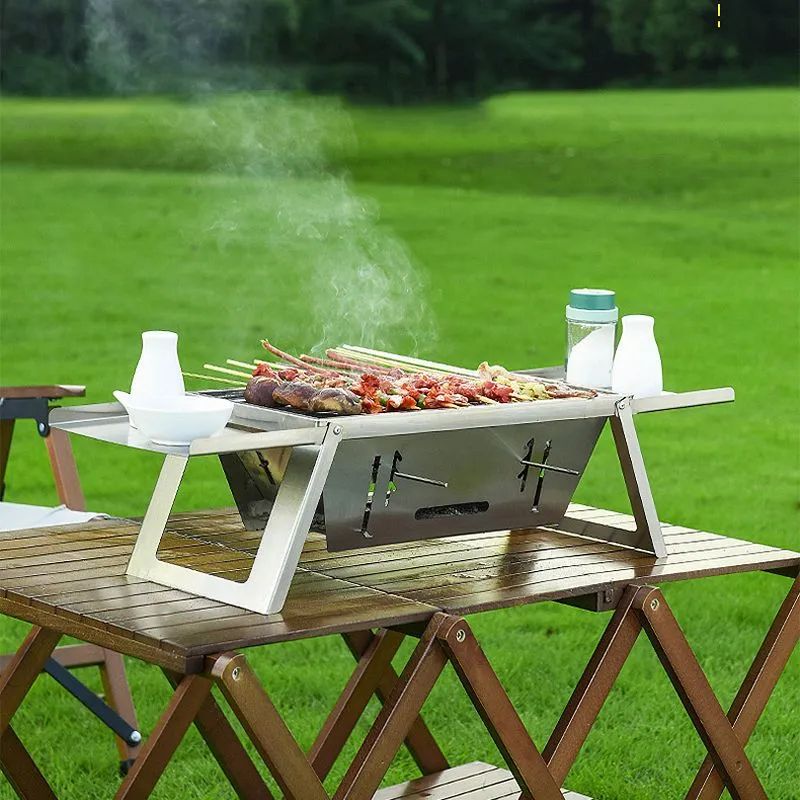 ⏳Limited time 50% OFF⏳🔥Stainless Steel Folding Outdoor Barbecue