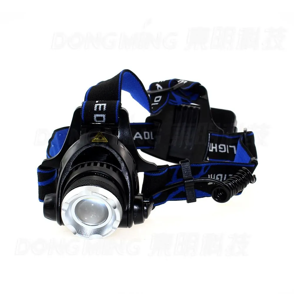 Linternas frontal LED Headlamp T6 2000Lumen Zoom LED Head Lamp bicycle light LED headlight flashlight 18650 Rechargeable battery