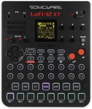 Lofi-12 XT [Low-res Digitized Sampler] 12/24kHz Early-Digital Sound Sampling 12-bit Sampler mode, Compact/Lightwight/Battery-powered《Try Now, Intro Deal!》
