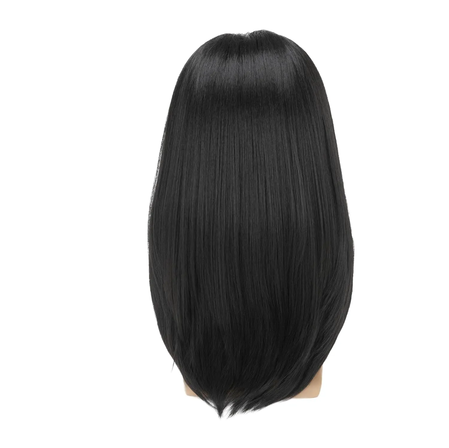 Long Black Wig for Mens Straight Hair Synthetic Heat Resistant Men Wigs for Daily Party Costume Halloween