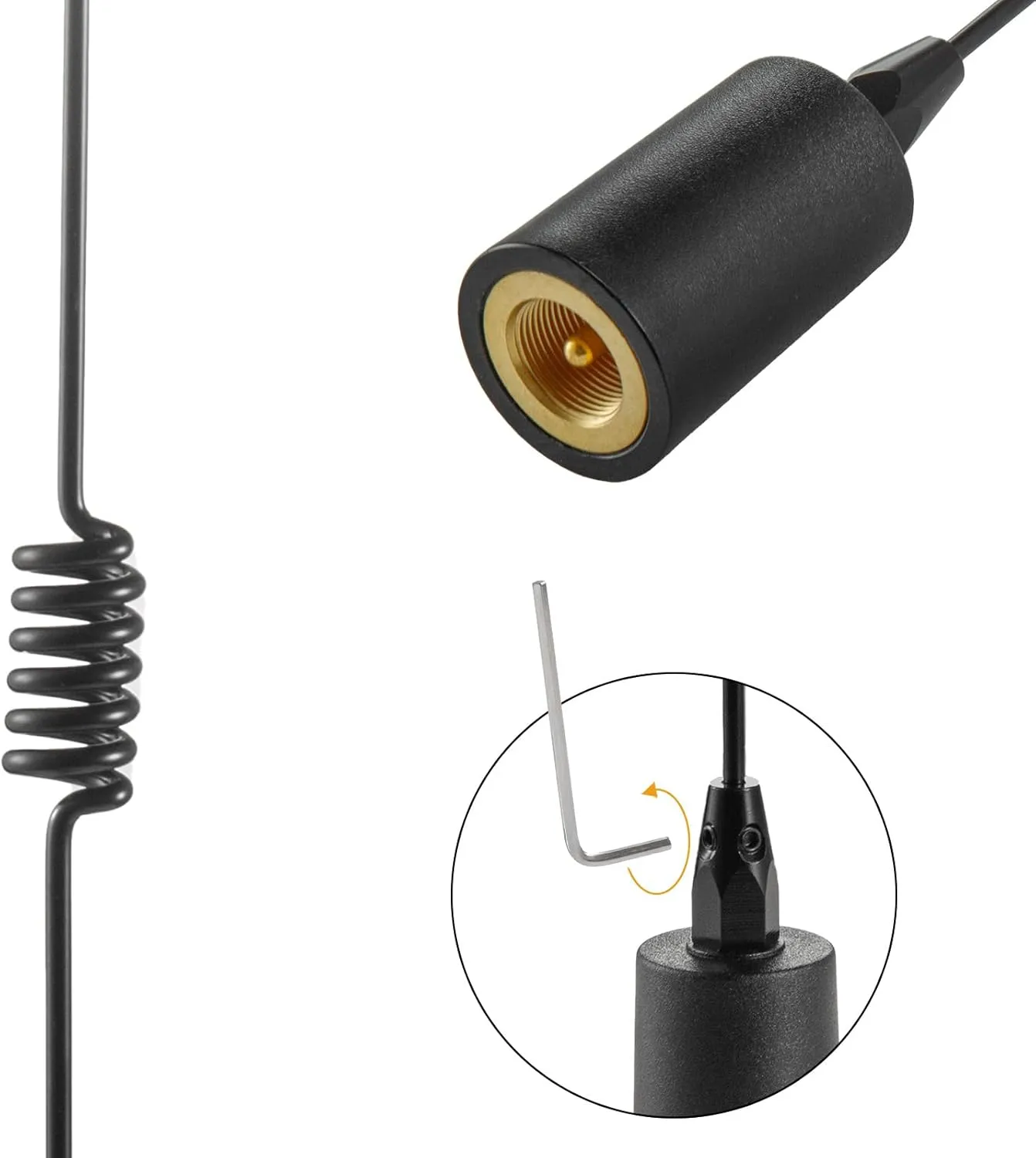 Long Range VHF Marine Radio Antenna 156-163MHz Antenna PL259 Connector with 16.5 Feet Low Loss Coaxial Cable for Midland Uniden Cobra Icom Yaesu Vertex Standard Marine Radio, Eifagur