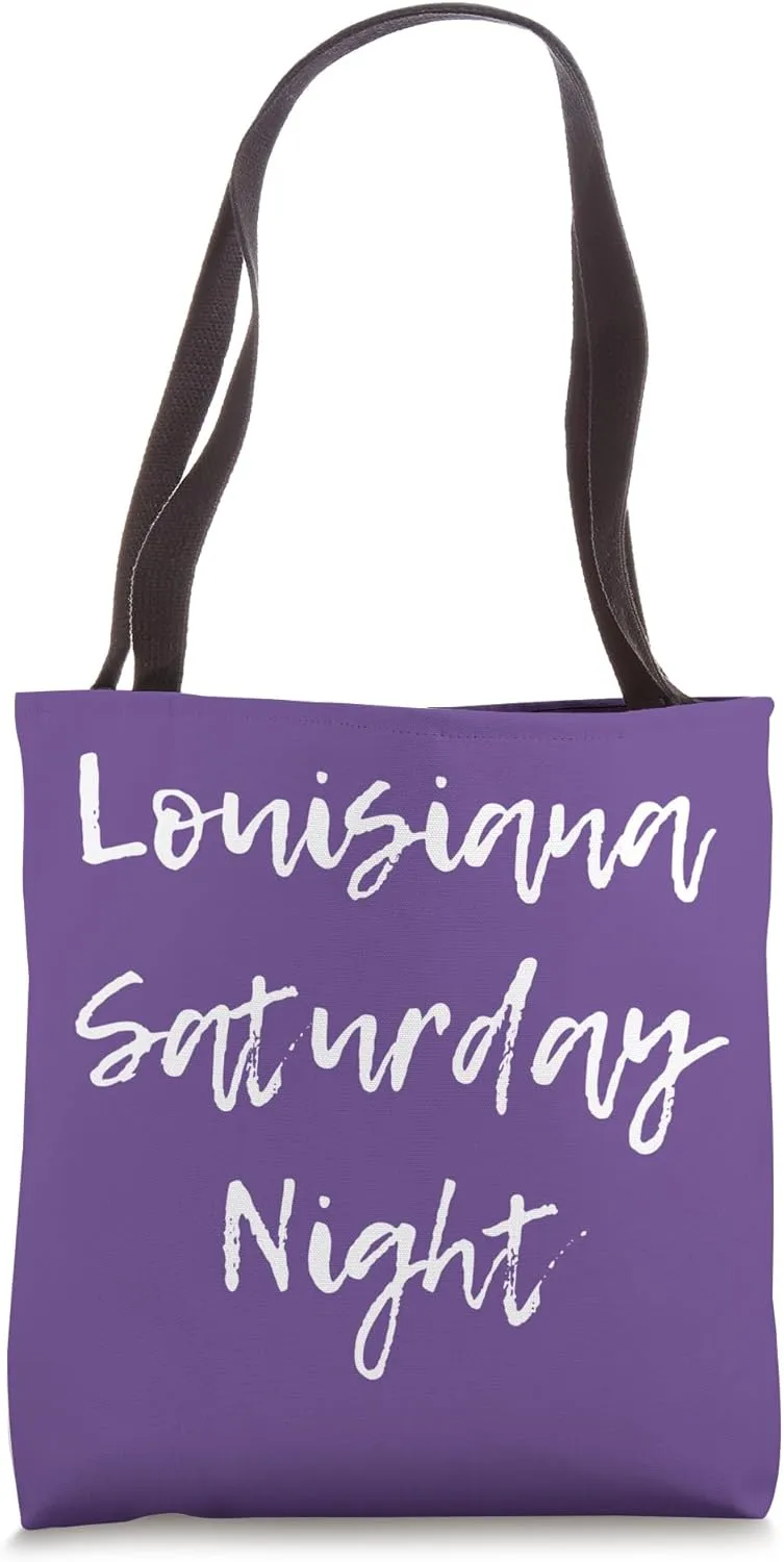Louisiana Bayou State Saturday Night Swamp Love Pelican Tote Bag