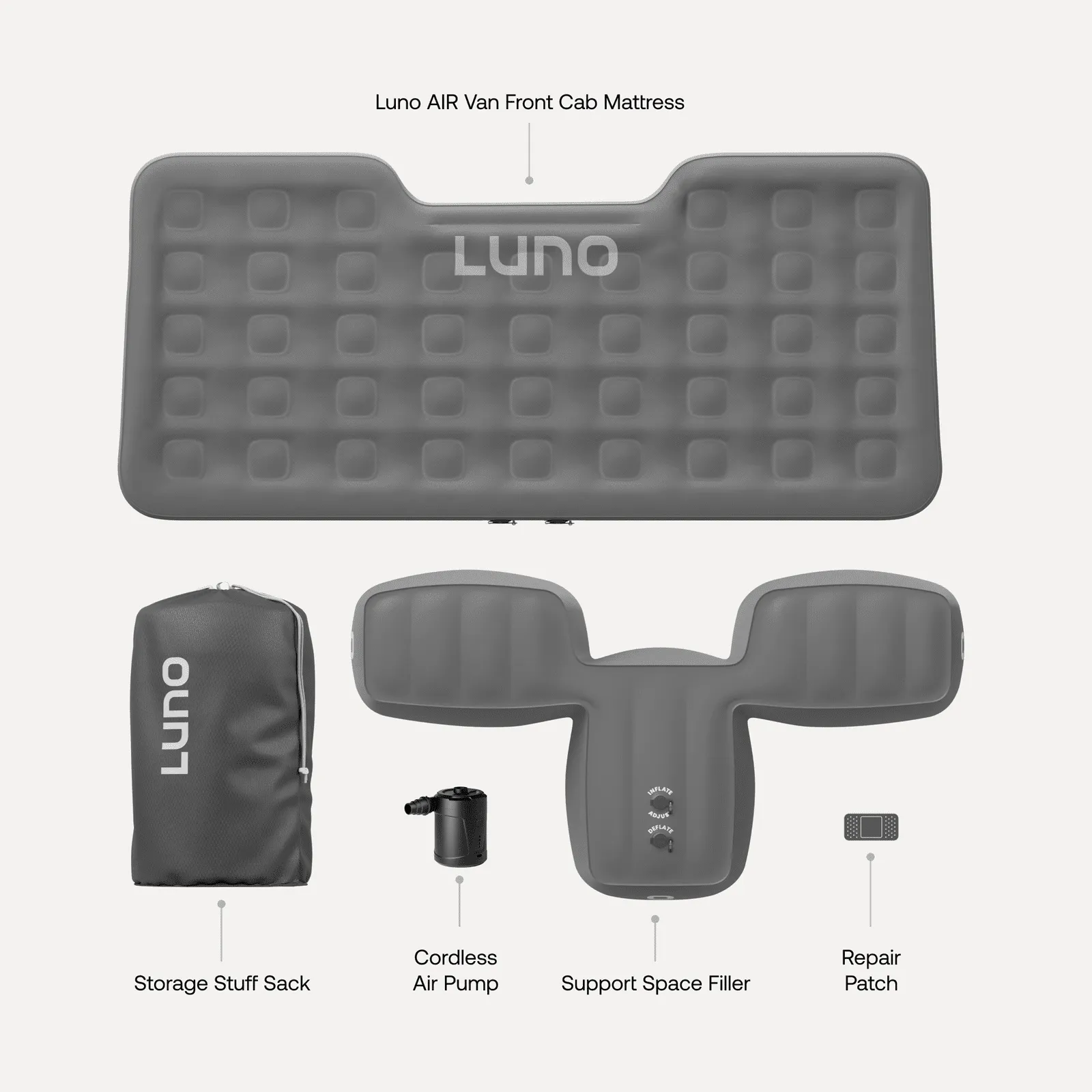 Luno® AIR Van Front Cab Mattress