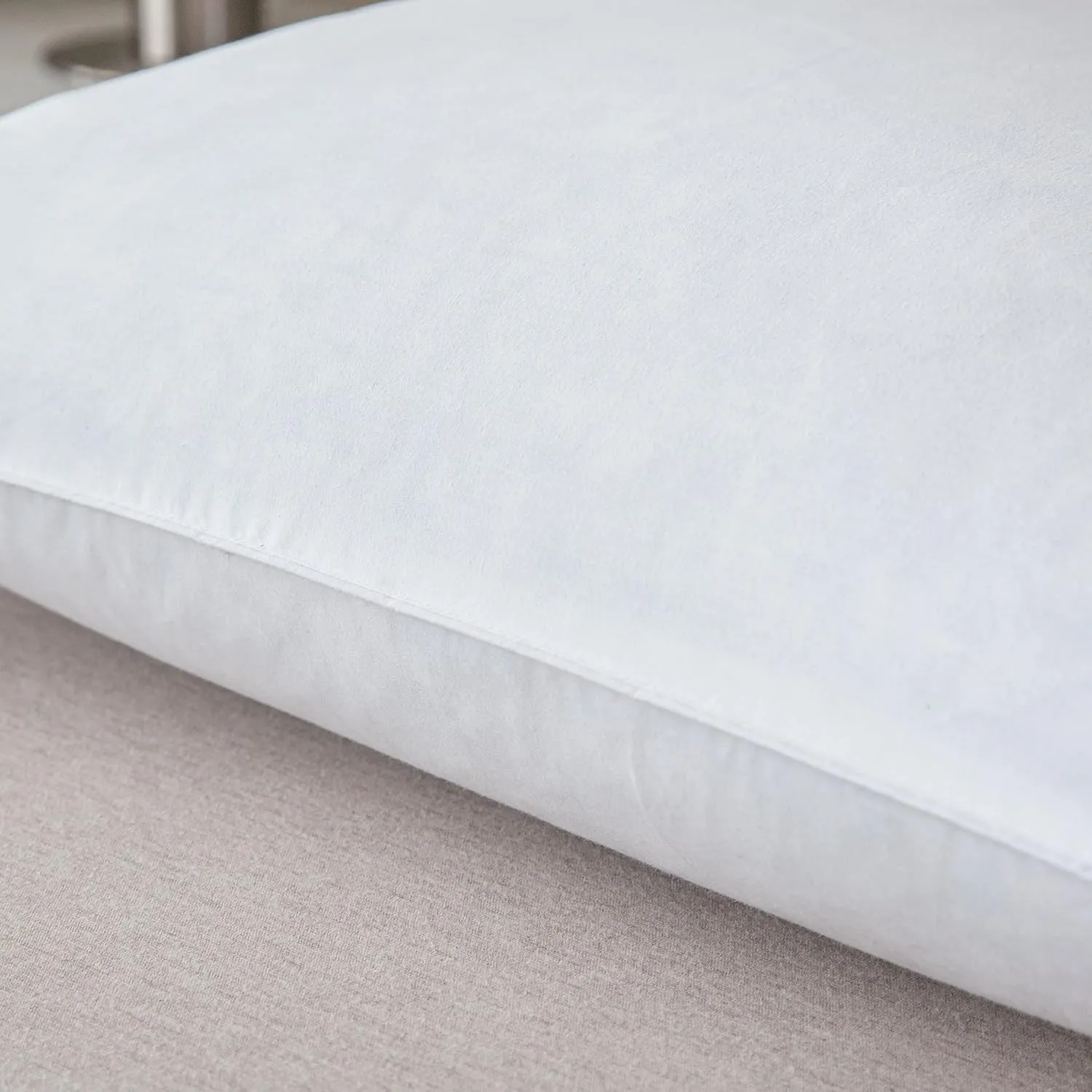 Luxury 85% Waterfowl Feathers/15% Down Pillow Queen Size, Hotel Quality Fluffy Bed Pillow, Soft Pillow for Sleeping, Organic Cotton Cover(20x28 inches, Pack of 1)