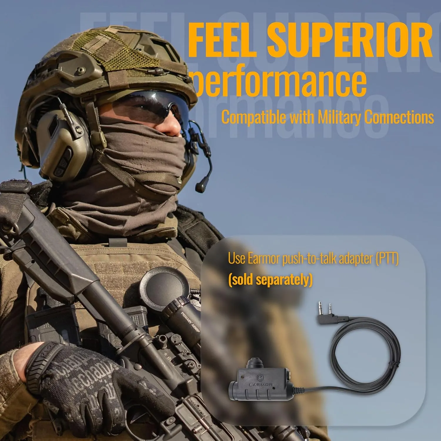 M32 PLUS 2024 Version Tactical Headset Hunting & Shooting Earmuffs with Microphone, Sound Amplification, Nato TP120 Jacket, Green