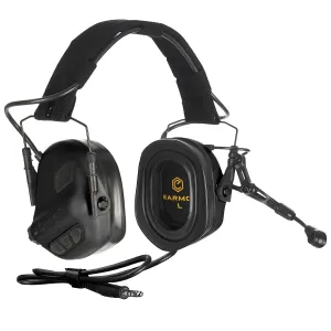 M32 PLUS Tactical Headset for Helmet - Noise Canceling Headphones with mic for Shooting & Hunting Earmuffs, Nato TP120 Jacket Black