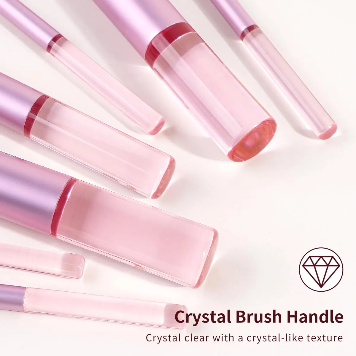 MAANGE 13 PCS Makeup Brushes Professional Make Up Brushes Premium Synthetic Powder Concealers Brushes Travel Makeup Brush Set with Case (Pink)
