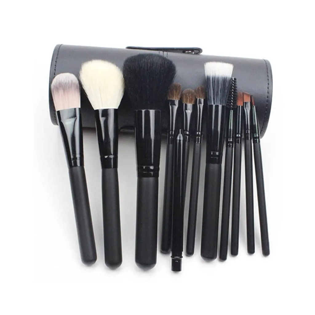 Make-up Brushes Set Foundation Powder Blush Blending Eye Shadow Concealer Lip Eye Make Up Brush Cosmetics Beauty Tools, 12pcs