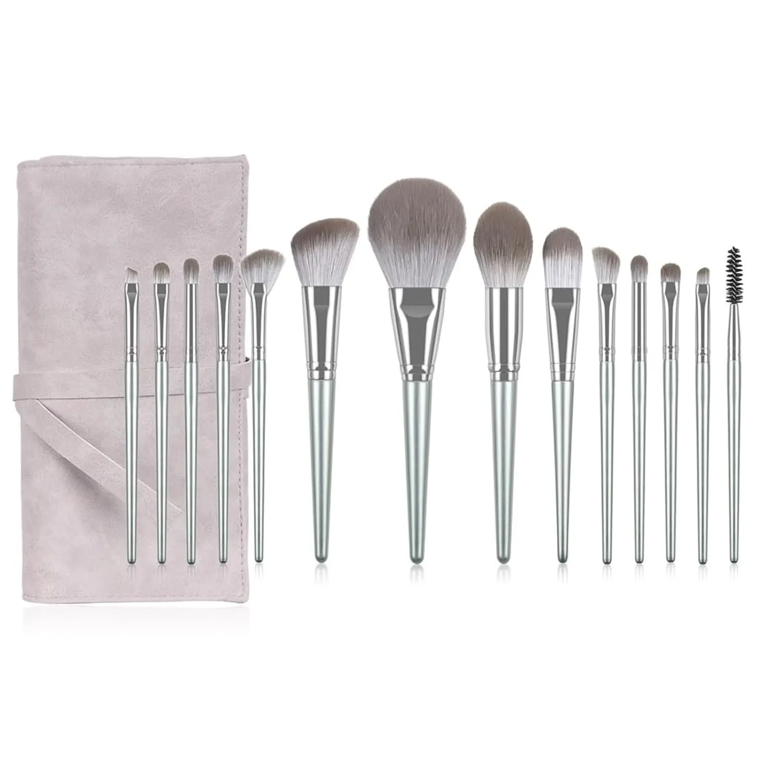 Makeup Brush Full Set 14 Pieces Powder Eye Shadow Foundation Make-up Powder Blusher high Gloss Super Soft Hair