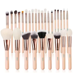 Makeup Brushes Powder Foundation Blush Eyeshadow Make Up Brush Set Natural Hair