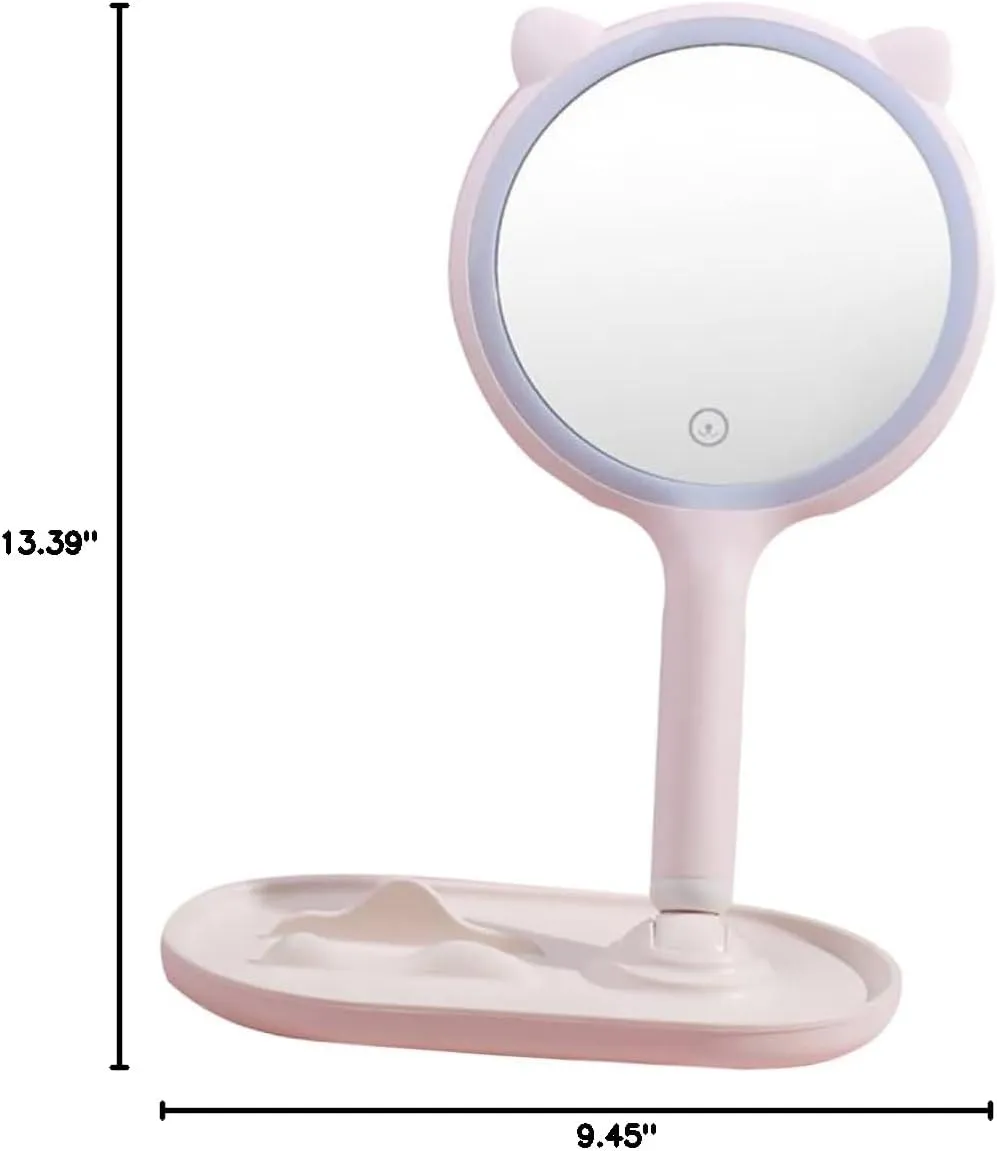 Makeup Light Mirror Led Makeup Mirror Lights Desk Table Portable Compact High Definition