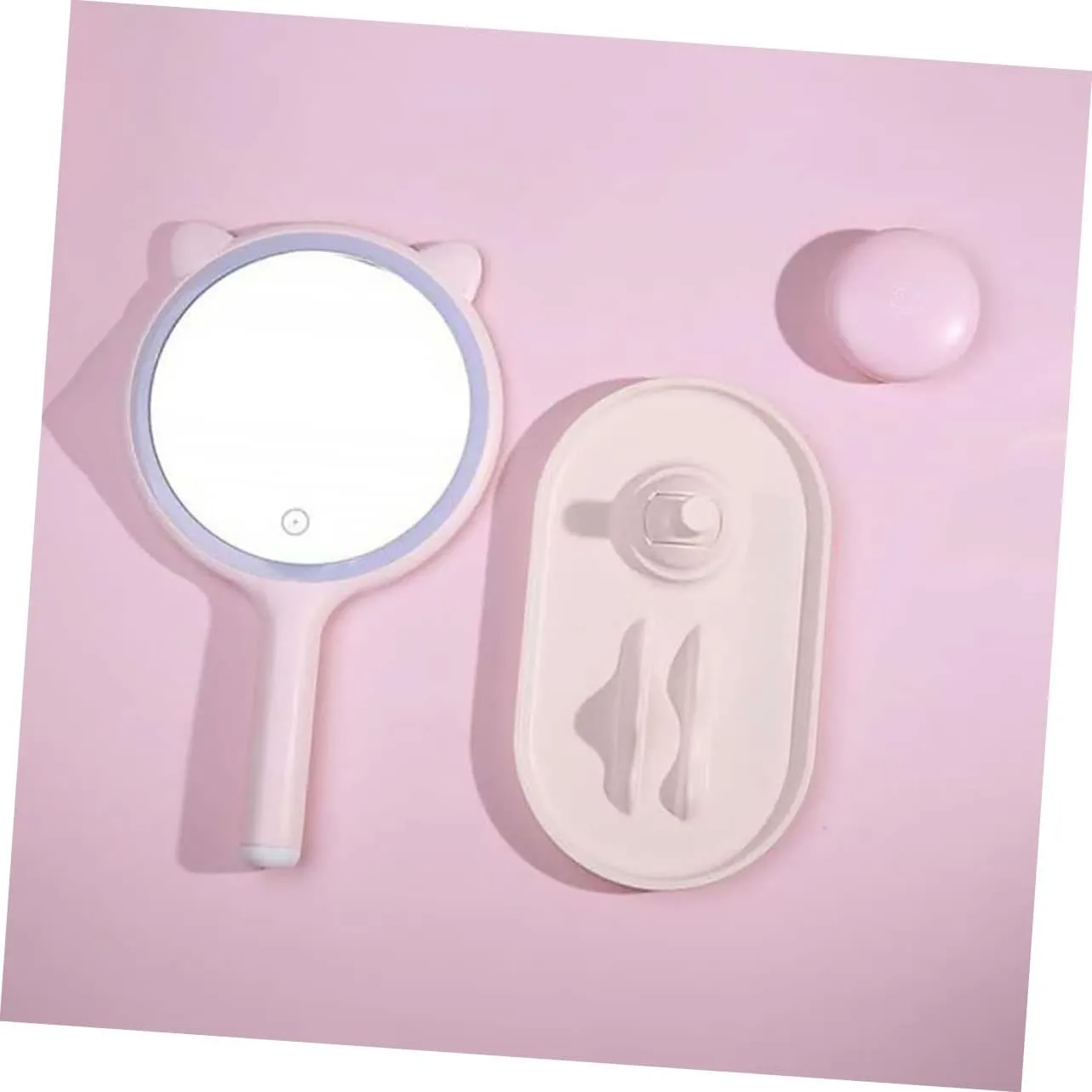 Makeup Light Mirror Led Makeup Mirror Lights Desk Table Portable Compact High Definition