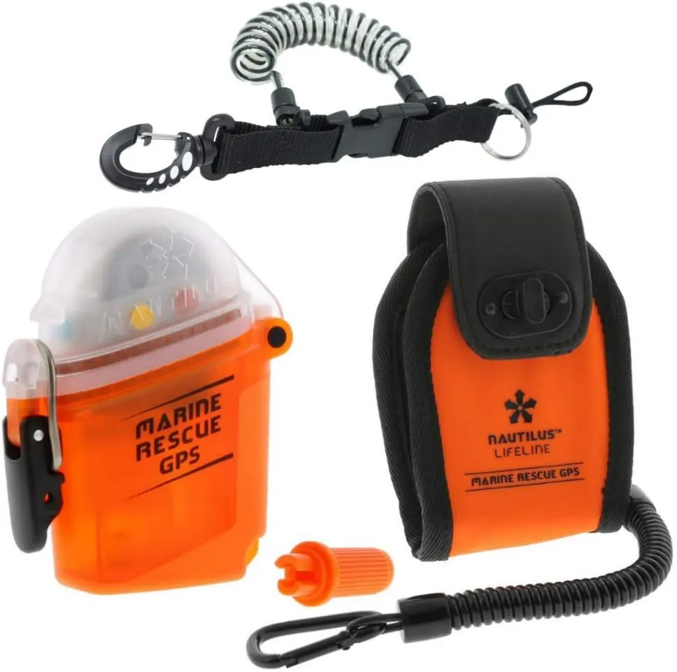 Marine GPS and Neoprene Pouch w/ free Coil Lanyard