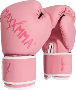 MaxxMMA Pro Style Boxing Gloves for Men & Women, Training Heavy Bag Workout Gloves, Muay Thai, Sparring Kickboxing Punching Bag Work Fight Gloves