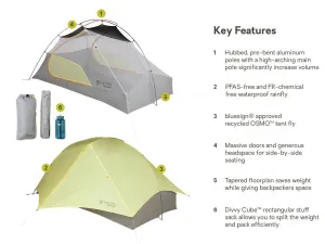 Mayfly Osmo_lightweight Backpacking 2p Tent Citron/mango