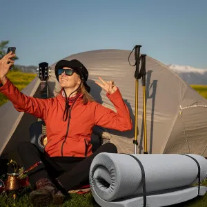 Memory Foam Camping Mattress 75"x30"x4" Perfect for Outdoor Activities, RVs, Guest Rooms, and Dorms; Foldable, Portable, with Water Resistant Zipper Cover, CertiPUR US Certified