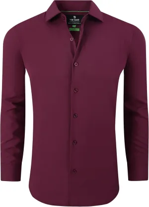 Men's Performance Stretch Long Sleeve Basic Button Down
