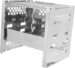 MERRYHAPY Mini Barbecue Rack BBQ Grill Outdoor BBQ Grill Stainless Steel Barbecue Grate