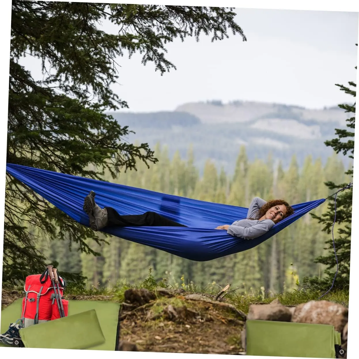 Mikikit 300x300cm Oxford Cloth Ground Mat Waterproof for Tent Portable Outdoor Blanket Beach Pad Hiking Accessory