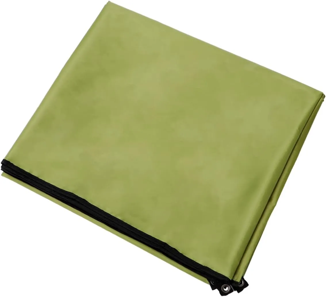 Mikikit 300x300cm Oxford Cloth Ground Mat Waterproof for Tent Portable Outdoor Blanket Beach Pad Hiking Accessory