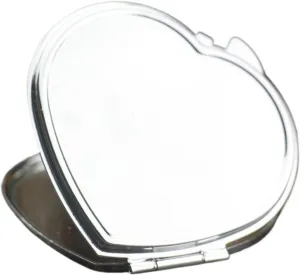 Mini Makeup Mirror 10pcs Mini Makeup Mirror Portable Pocket Round Square Heart Makeup Mirror Double-Sided Folding Cosmetic(Color-E)