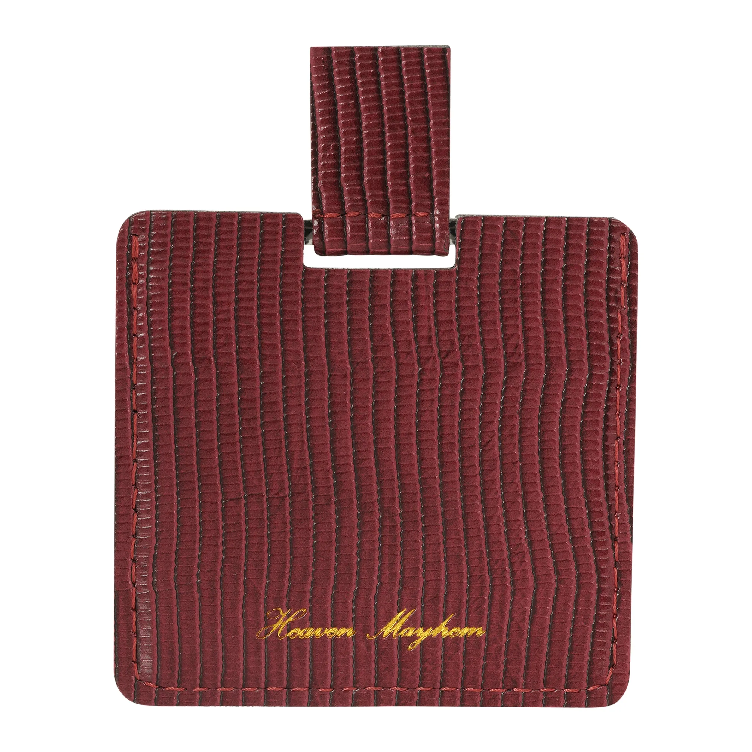 MIRROR COMPACT BURGUNDY