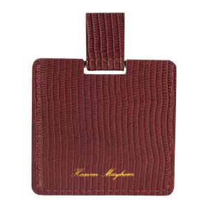 MIRROR COMPACT BURGUNDY