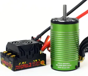 MONSTER 2 1:8TH 25V ESC WATERPROOF W/ 2650KV V2 MOTOR SENSORED