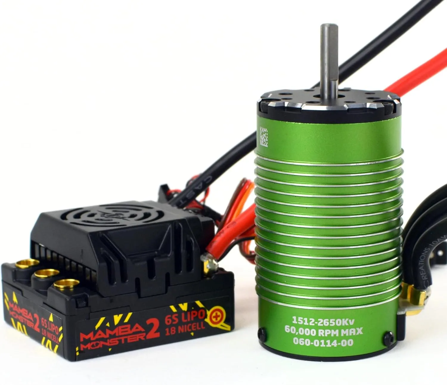 MONSTER 2 1:8TH 25V ESC WATERPROOF W/ 2650KV V2 MOTOR SENSORED