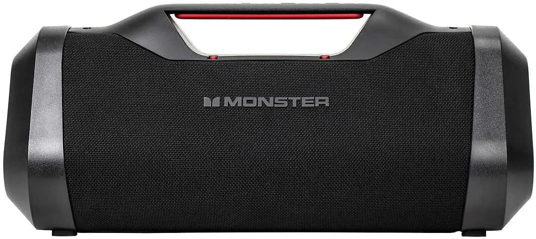Monster Bluetooth Boombox: IPX5 Rechargeable Waterproof Bluetooth Speaker with USB Charge Out & Aux Input, 120W Portable Wireless Speaker