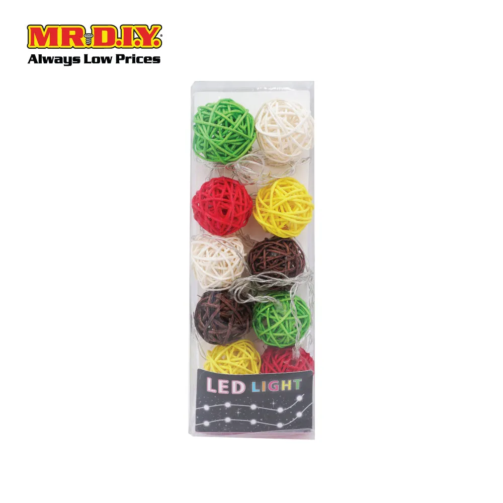 (MR.DIY) Multi Color LED Light Lantern Mini Waterproof Bullet (10 pieces)