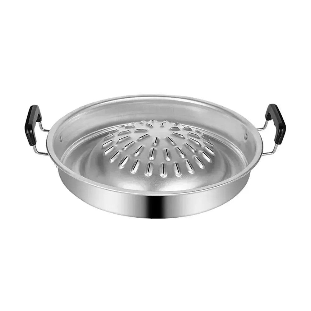 Multi-function Grill Thai Tray Urgent clearance Pan Picnic Roasting Reusable Barbecue Portable Top-tier options Korean 30/35cm Plate Rust-proof Grill Outdoor