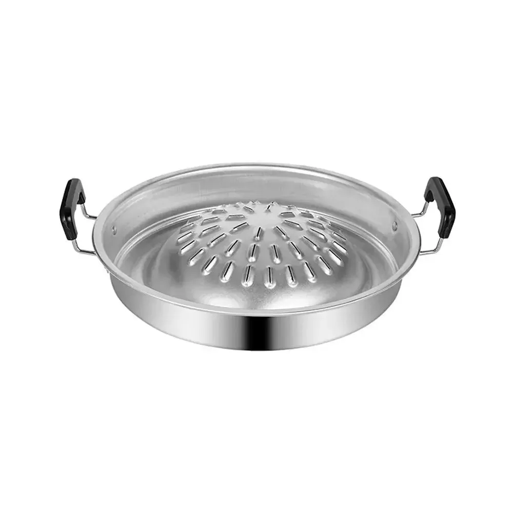 Multi-function Grill Thai Tray Urgent clearance Pan Picnic Roasting Reusable Barbecue Portable Top-tier options Korean 30/35cm Plate Rust-proof Grill Outdoor
