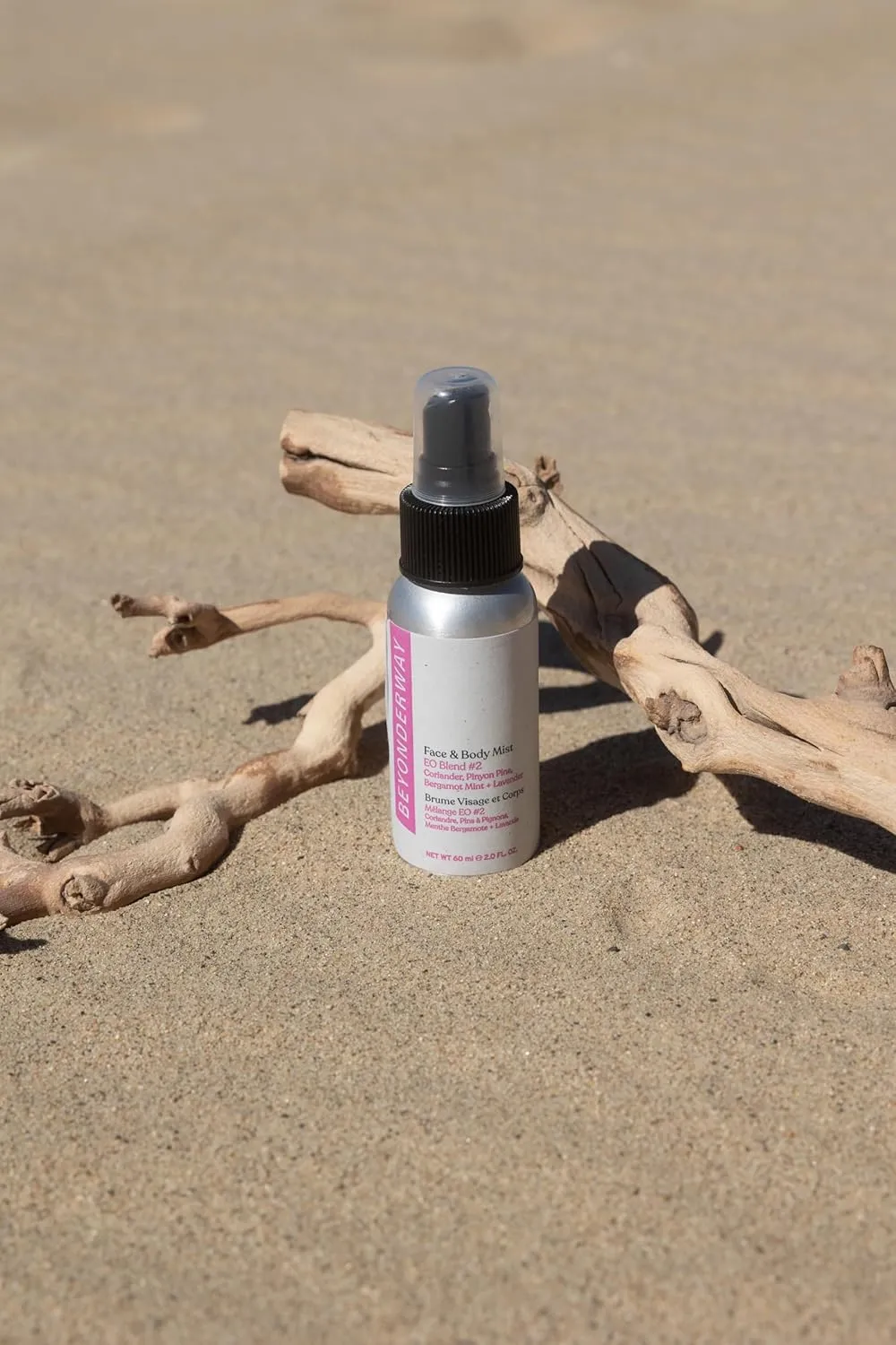Multipurpose Face & Body Mist 60ML - Signature Essential Oil Blend No. 2 with Bergamot Mint, Coriander, Lavender & Pinyon Pine - Infused with Aloe Vera Leaf Juice, Hydrates & Balances Skin