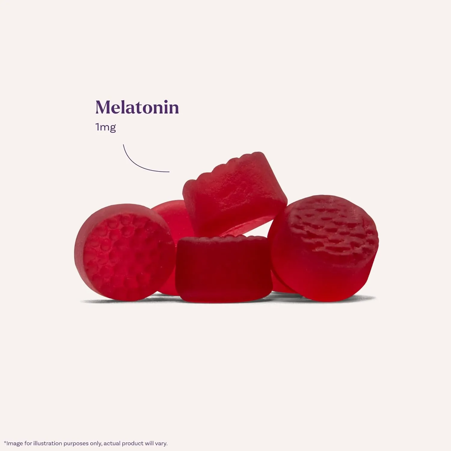 Natrol Kids Melatonin Gummies 1mg, Children's Melatonin for Restful Sleep, 90 Raspberry-Flavored Sleep Gummies, 90 Day Supply