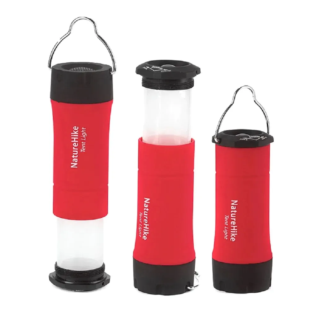 Naturehike Ultralight Portable 130 Lumens LED Camp Light / Lantern Red Color