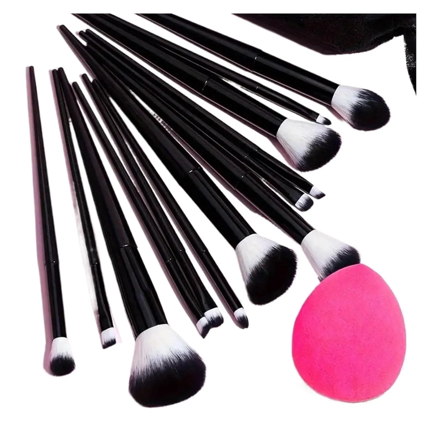 NEW 13PCS Makeup Brushes Set Soft Eyeshadow Highlighter Foundation brush Concealer Detail Brush Women Beauty Tool Christmas Gift(Blue with bag)