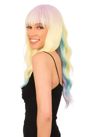 New Born Free Synthetic Full Wig - CUTIE WIG COLLECTION LONG WAVY CT158 (LILAC)