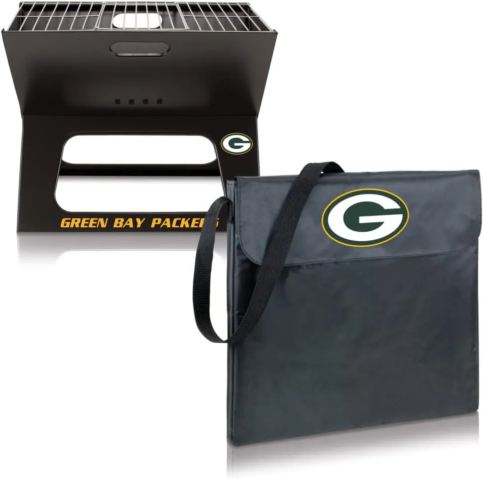 NFL X-Grill Portable Camping Tailgating Charcoal Grill