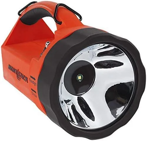 Nightstick XPR-5580R Viribus 80 Intrinsically Safe 300 Lumens Dual-Light Lantern, Flashlight, Floodlight, Strobe Light | Rechargeable Firefighter Industrial Flashlight [Red/Black]