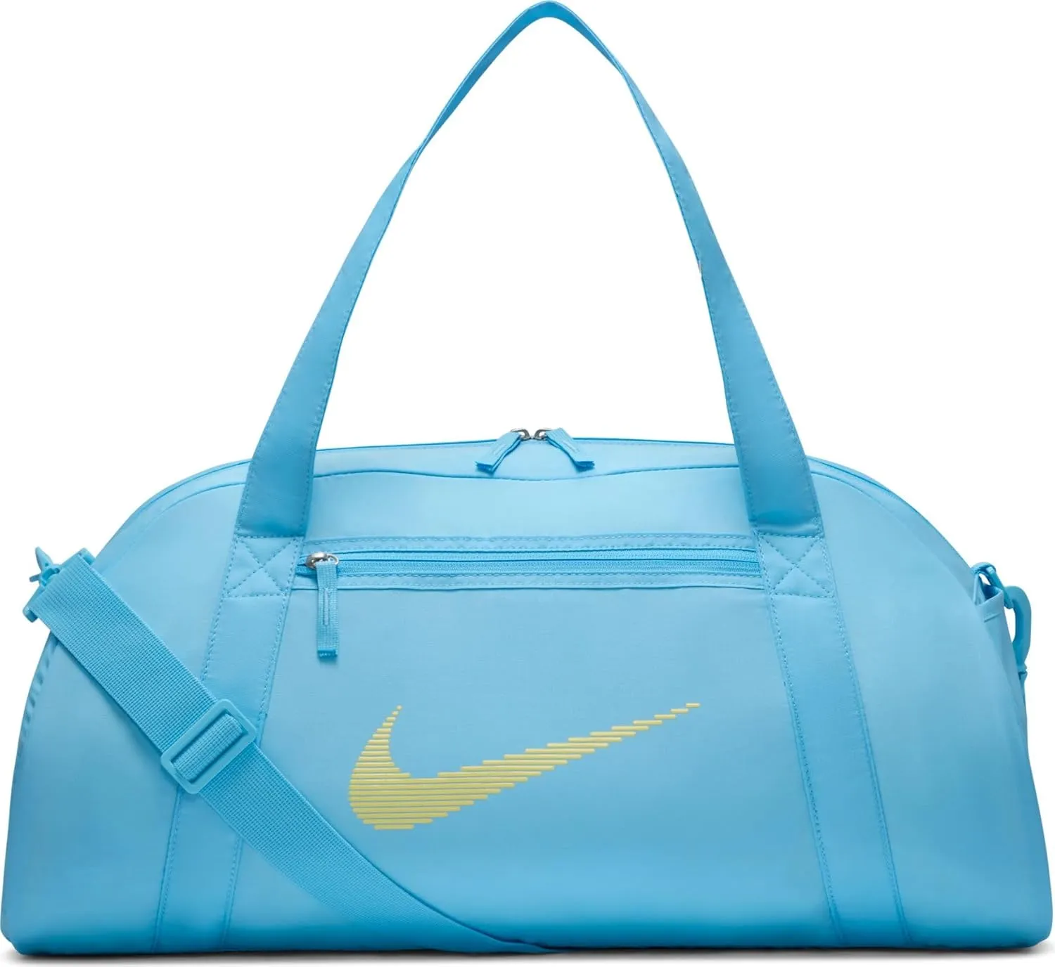 Nike Women's Club Bag - Gym Club Bag Sp23, Aquarius Blue/Lt Laser Orange, DR6974-407, Standard Size