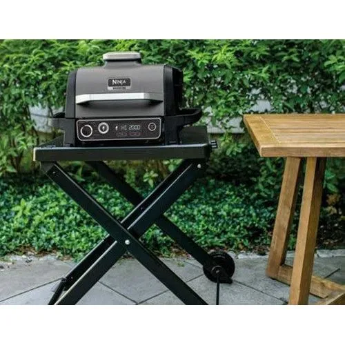 Ninja Woodfire Electric BBQ Grill Stand - Black | XSKGRLLSTDEUK