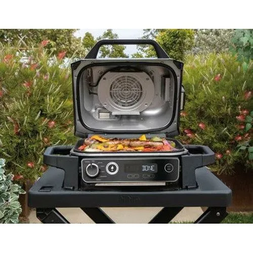 Ninja Woodfire Electric BBQ Grill Stand - Black | XSKGRLLSTDEUK