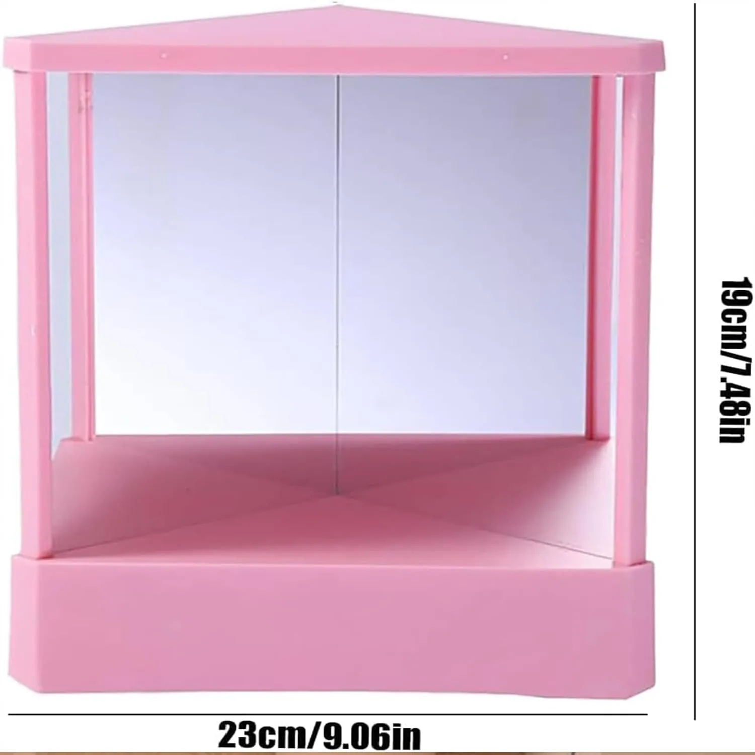 Non-Reversing Mirror,True Mirror,True Mirror Non-Reversing,Tabletop Makeup Vanity Stand Mirrors,Reversal Small Cosmetic Mirror Real Reflections Beauty Mirror for Your Face (08#)